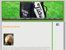 Tablet Screenshot of degolfprofessional.nl